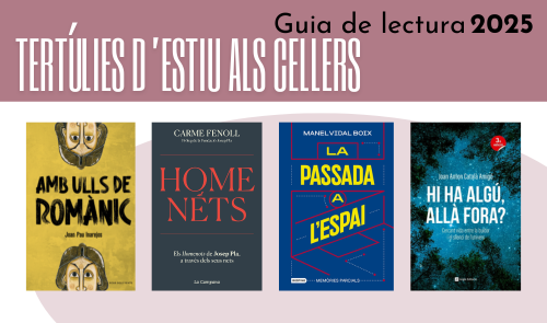 Tertúlies d'estiu als cellers 2025