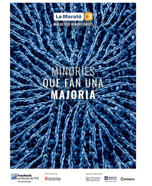 cartell de La Marató 2019