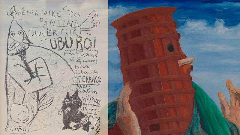 Imatge de l'exposició Ubú pintor. Alfred Jarry i les arts del Museu Picasso