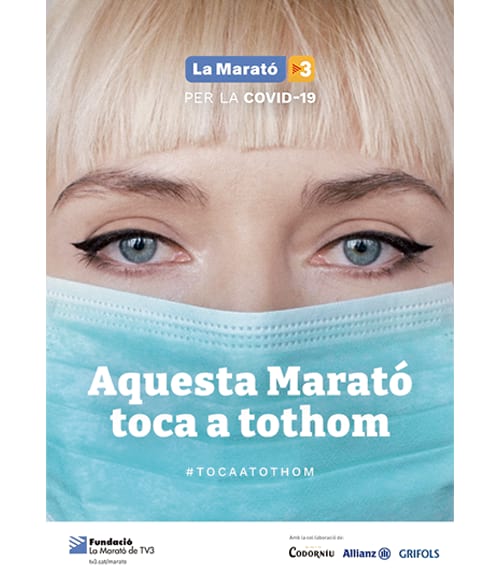 cartell de La Marató 2020