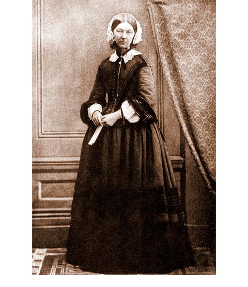 Fotografia de Florence Nightingale, circa 1858. Autor Goodman