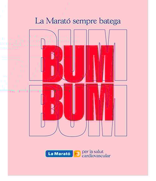 cartell de La Marató 2022