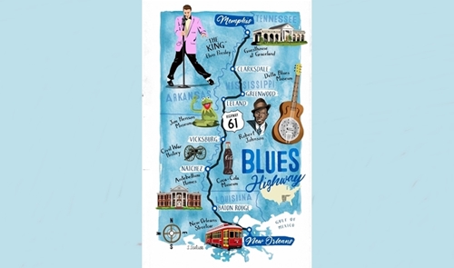La terra on va néixer el Blues. la Ruta 61
