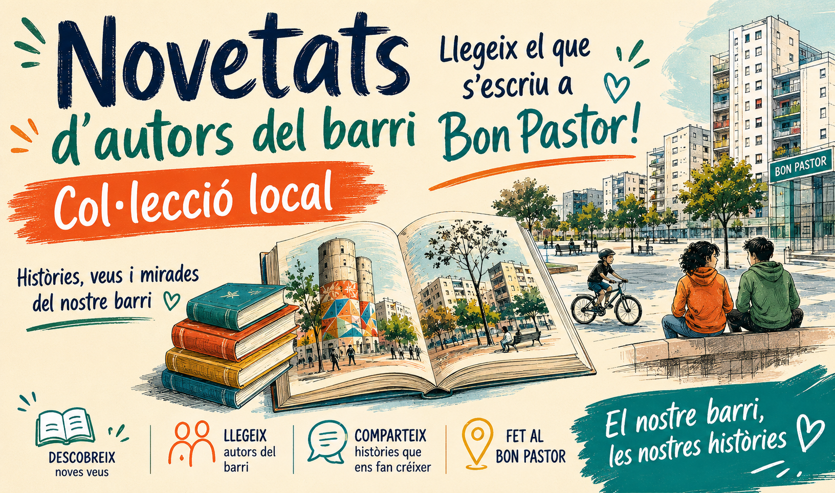 Novetats autors del barri de Bon Pastor