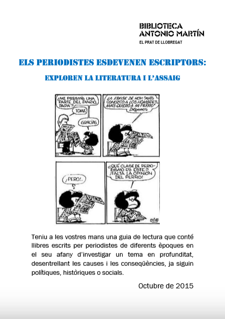 Els periodistes esdevenen escriptors