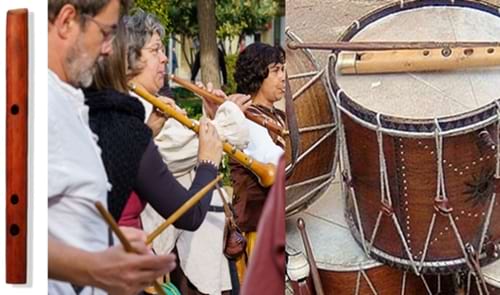 Imatge del contingut Els instruments musicals de vent : el flabiol i la flauta