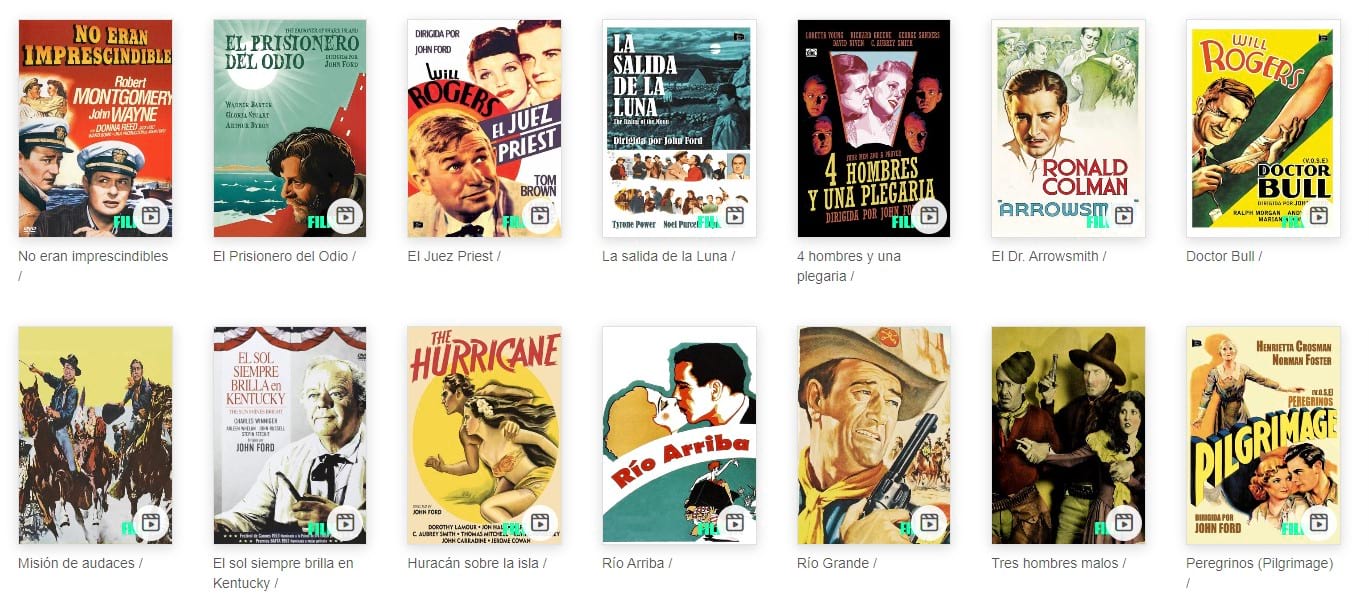 Enllaç a pel·lícules en línia de la Bibliodigital