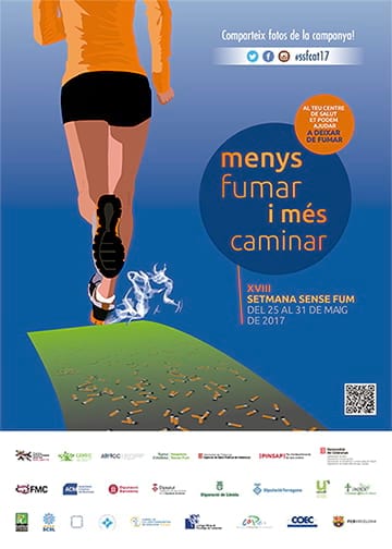 Poster de la XVIII Setmana sense fum