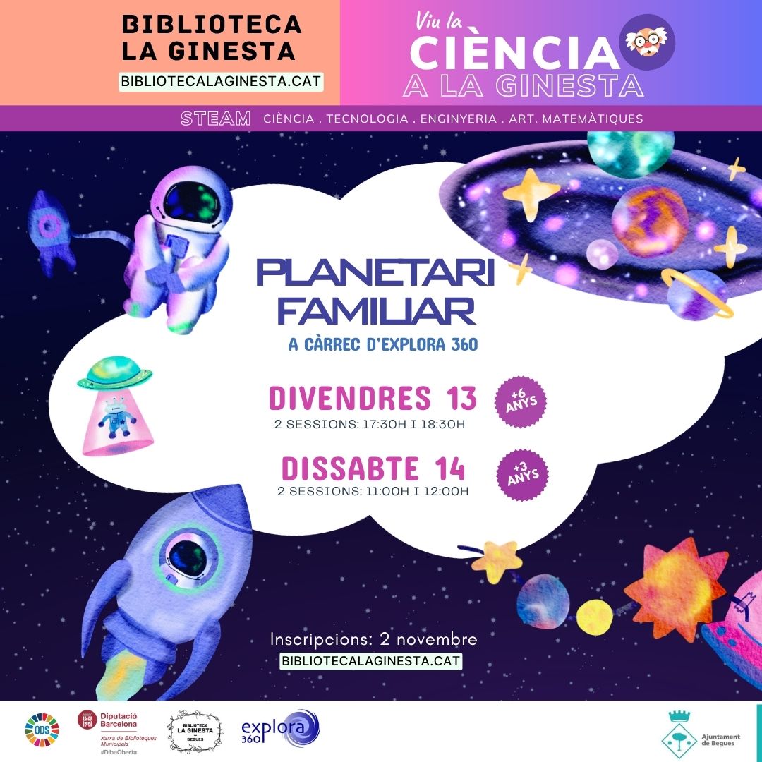 Planetari familiar +3 anys