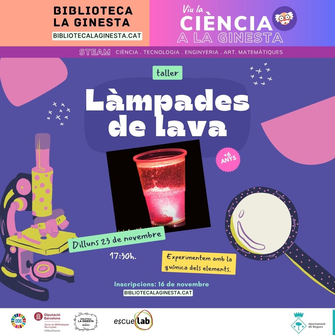 Taller infantil Làmpades de lava