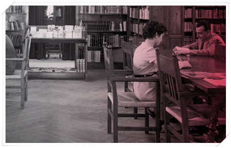 Biblioteca Jaume Balmes de Vic, sala de lectura 1931 Biblioteca Jaume Balmes de Vic, sala de lectura 1931