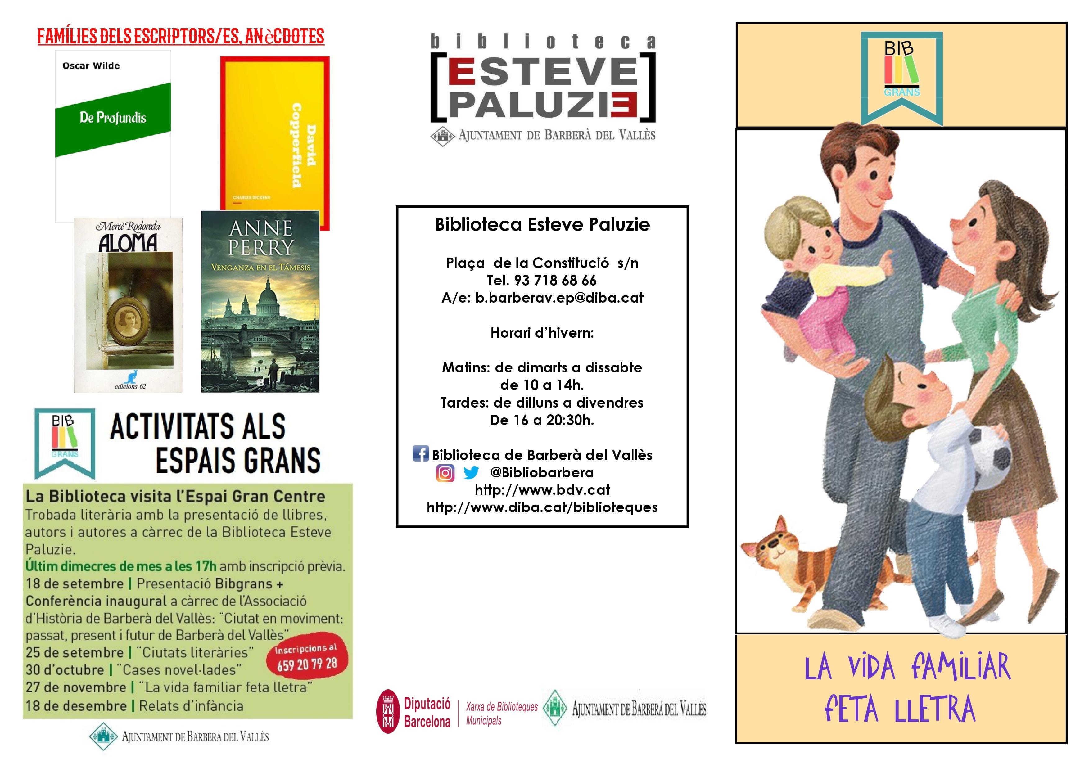 La vida familiar feta llibre