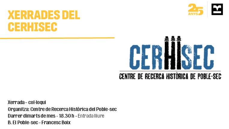 Xerrades del CERHISEC. Josep Lluís Facerias