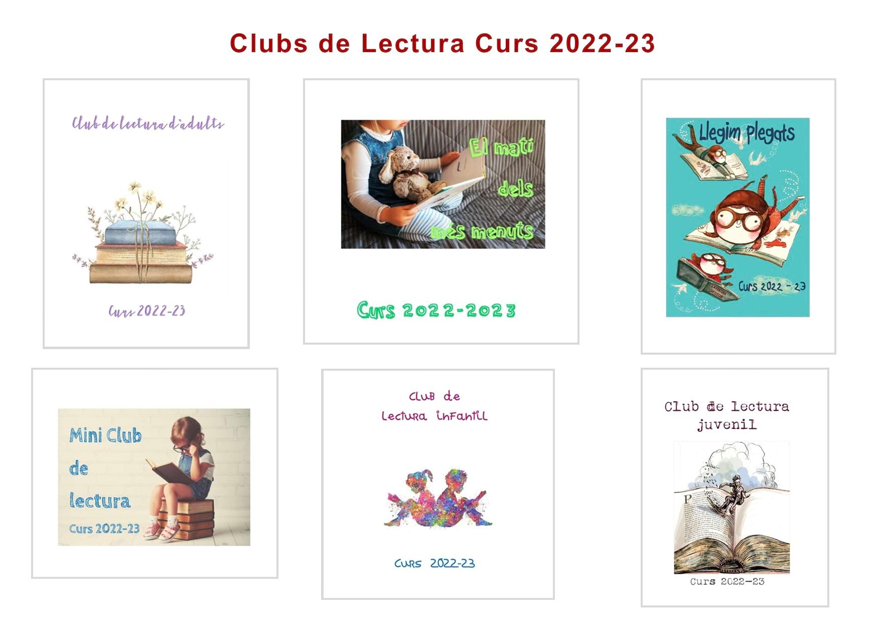 Clubs Lectura Curs 2022-23