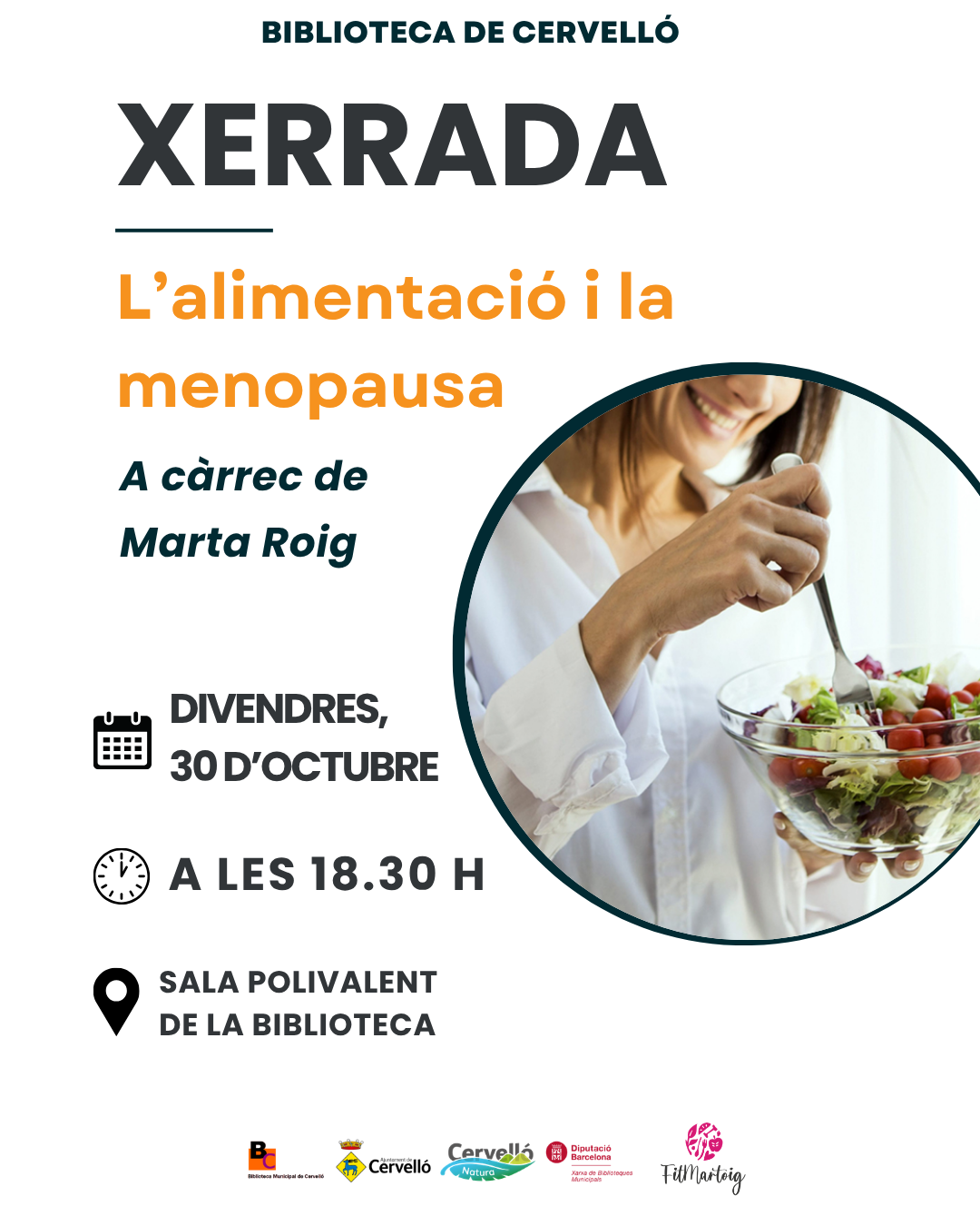 Xerrada 'L'alimentació i la menopausa'