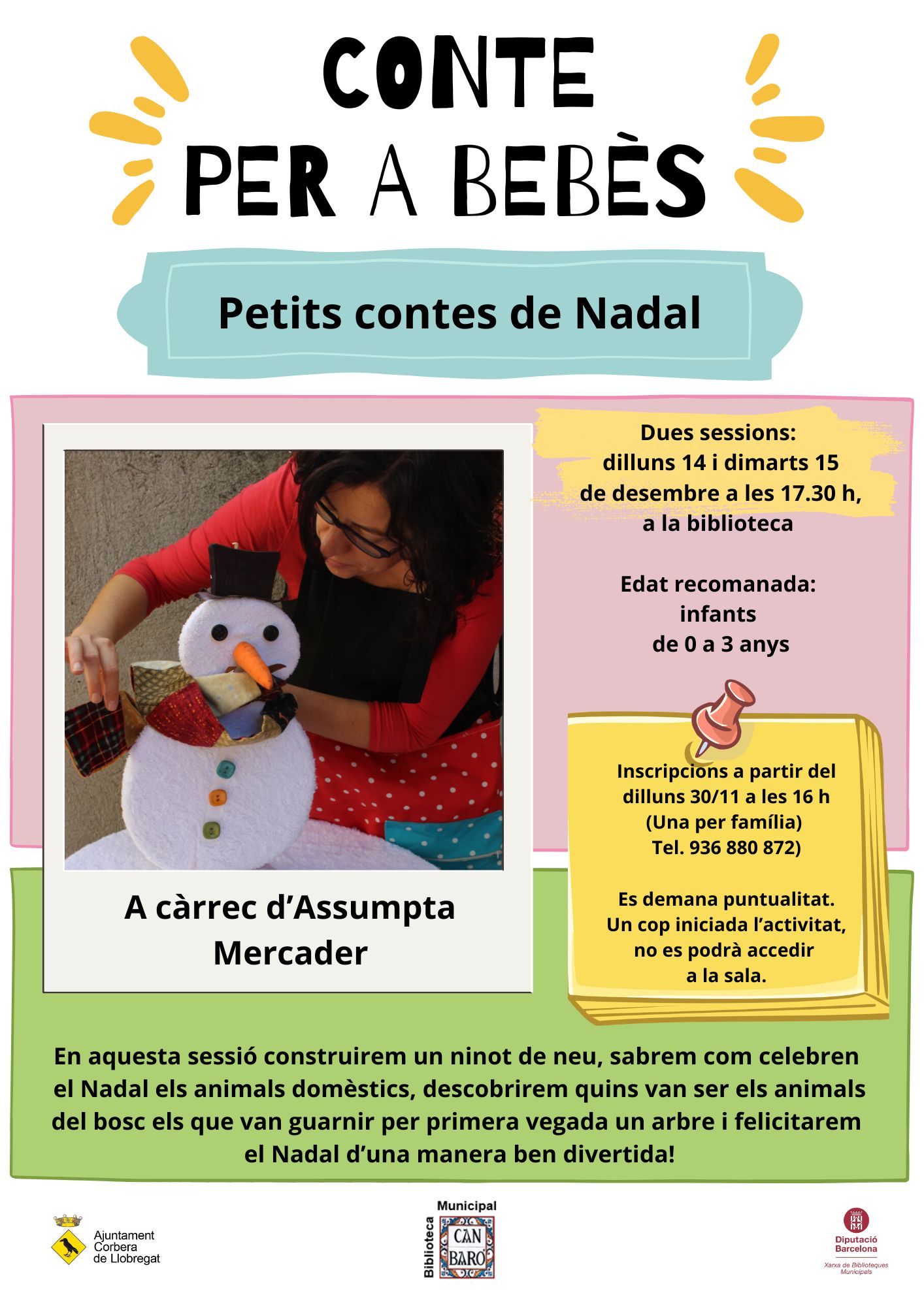 Conte per a bebès: 'Petits contes per a Nadal'