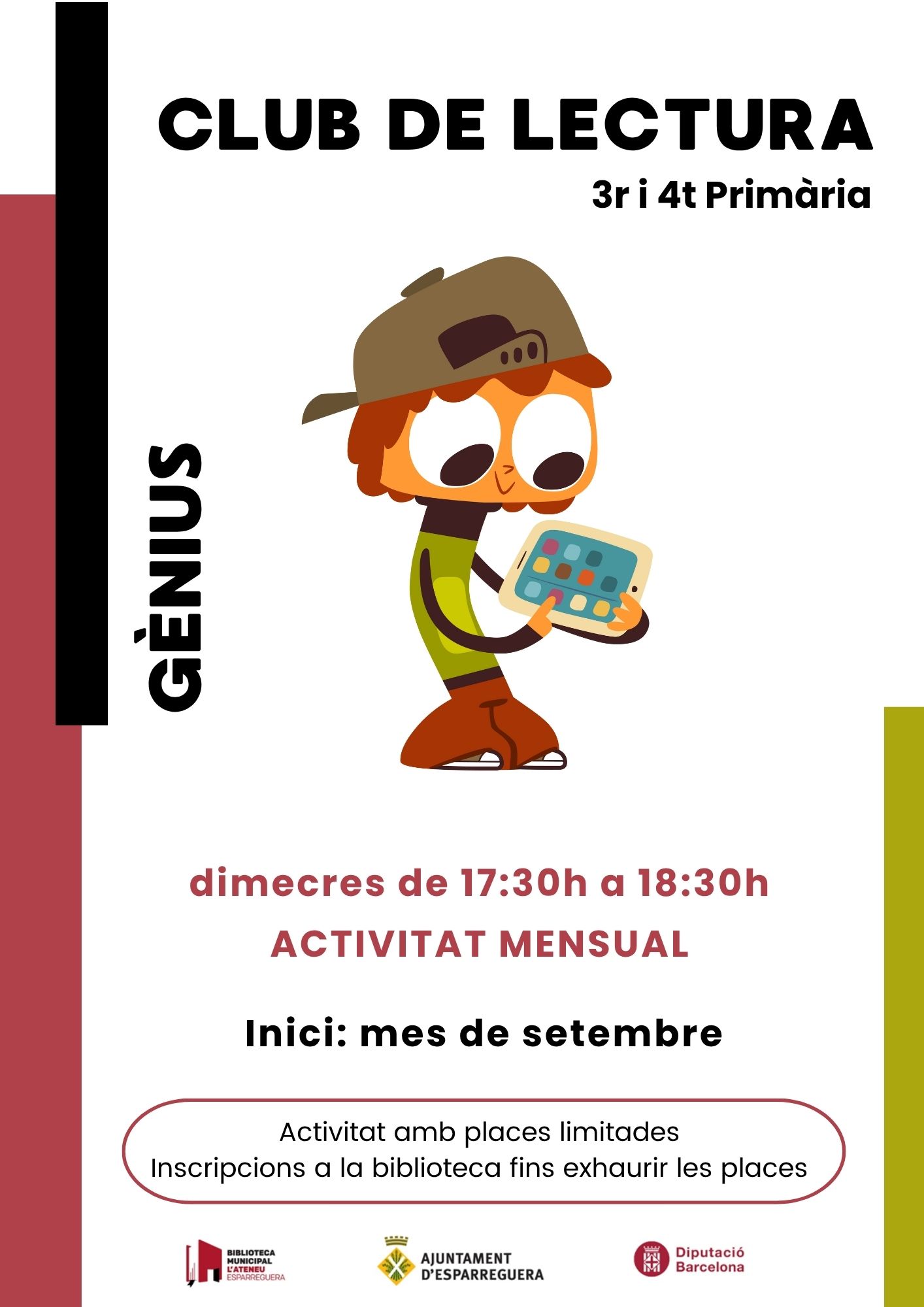 Club de lectura del Gènius (3r i 4t de Primària)