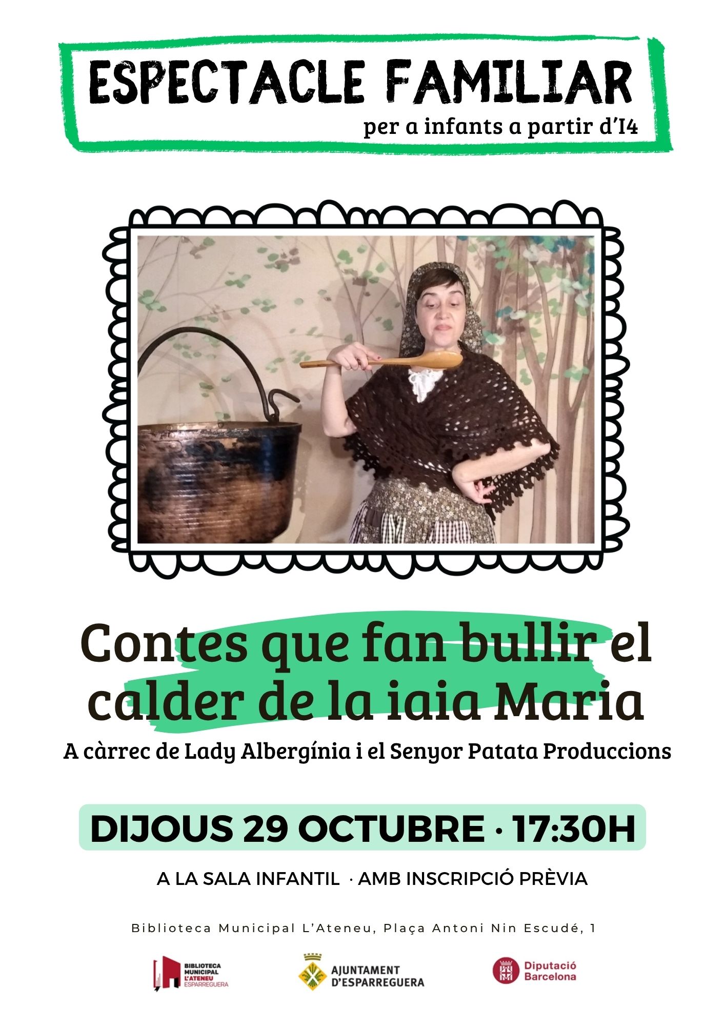Espectacle familiar 'Contes que fan bullir el calder de la iaia Maria'