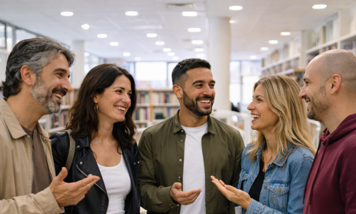English conversation group: Hi Bellvitge!