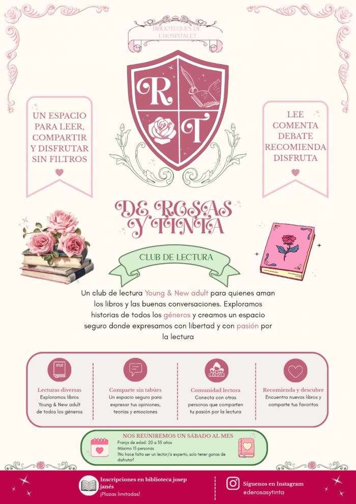 Club de lectura “De rosas y tinta”
