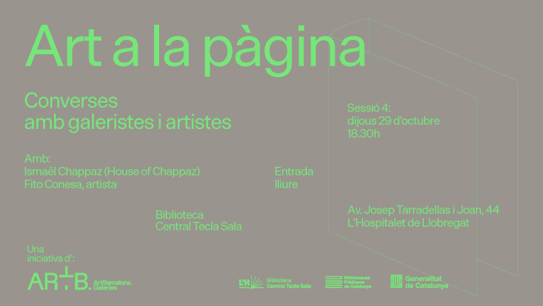 Art a la pàgina: converses amb galeristes i artistes