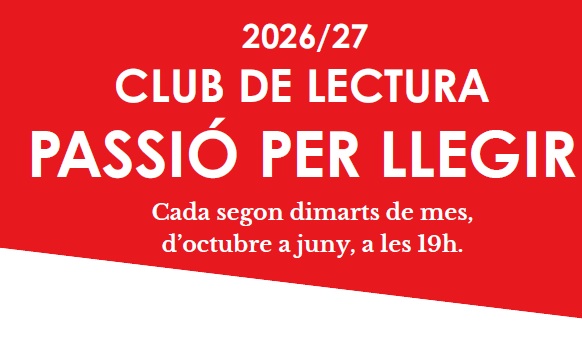 Club de lectura “Passió per llegir”. Conduït per Francesc Grifé