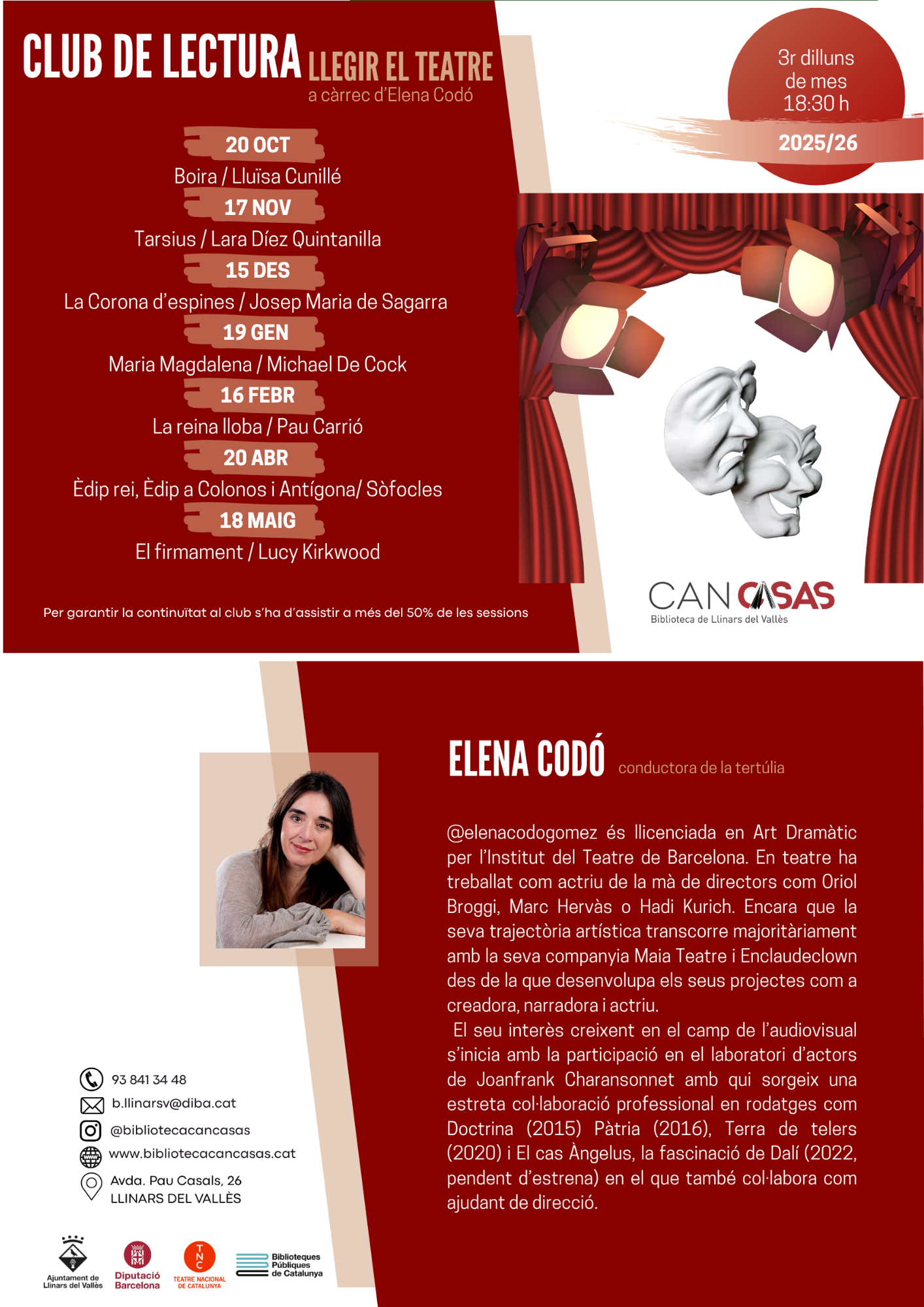 CLUB LLEGIR EL TEATRE