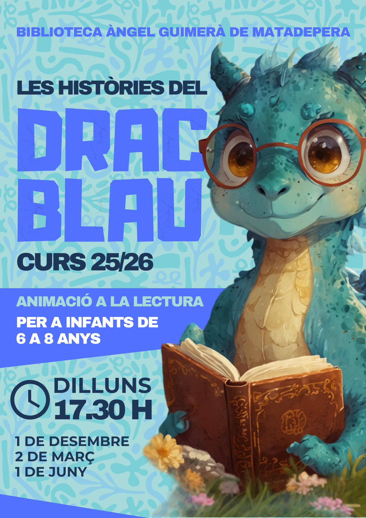 Club de lectura infantil Les històries del Drac Blau (6-8 anys)