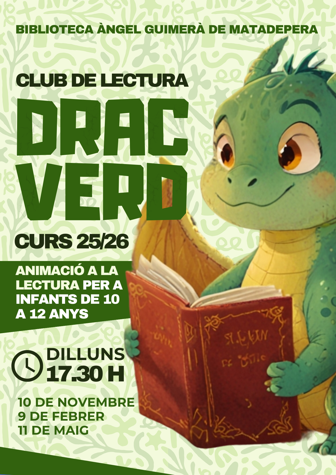 Club de lectura infantil Drac Verd (10-12 anys)