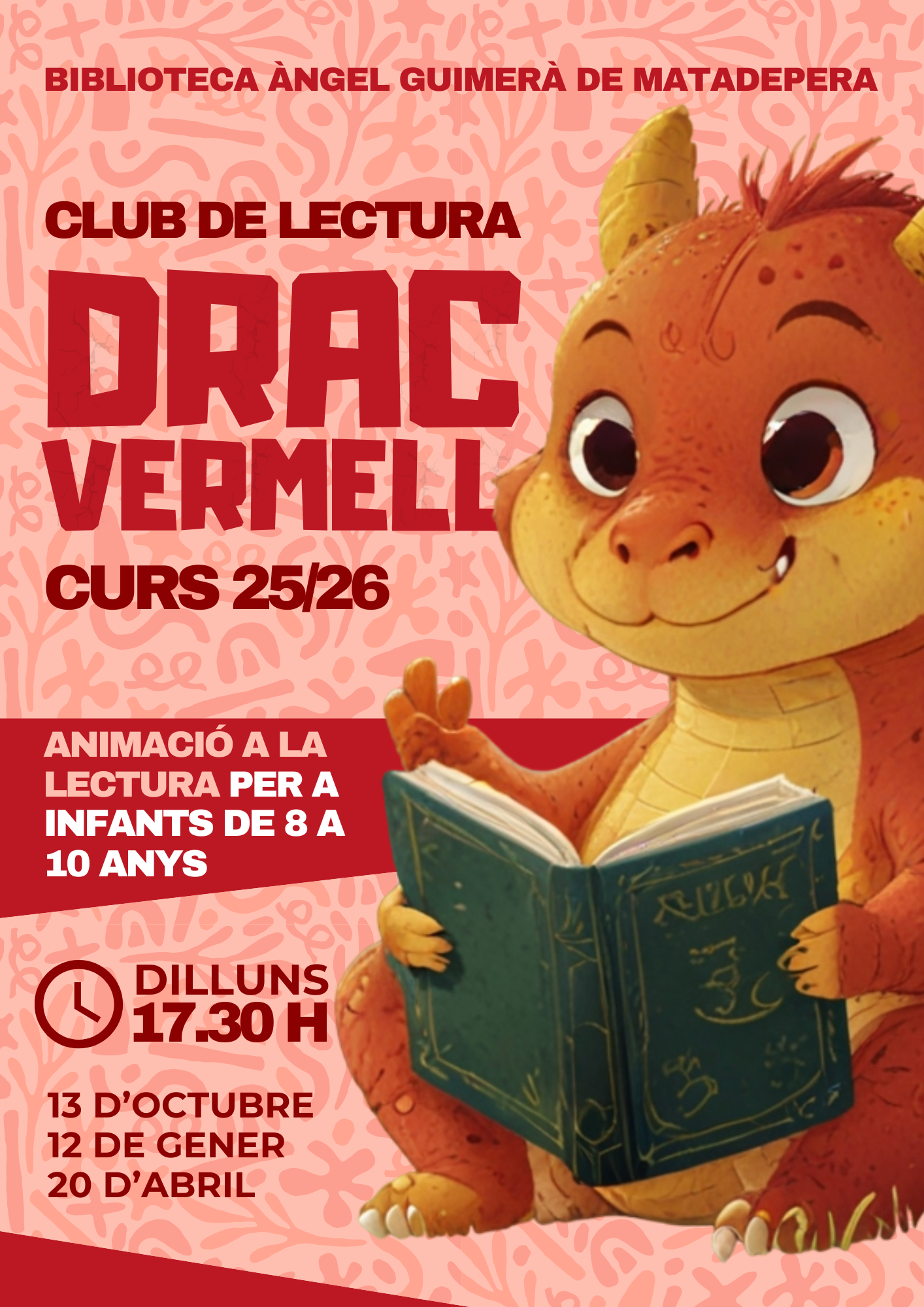 Club de lectura infantil Drac Vermell (8-10 anys)