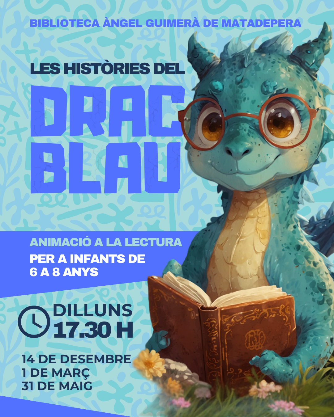 Club de lectura infantil Les històries del Drac Blau (6-8 anys)