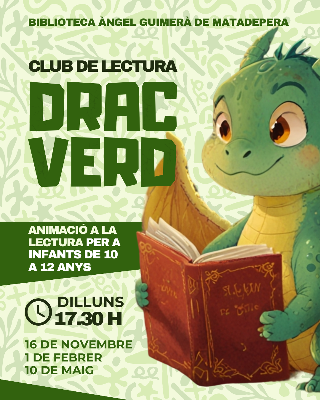 Club de lectura infantil Drac Verd (10-12 anys)
