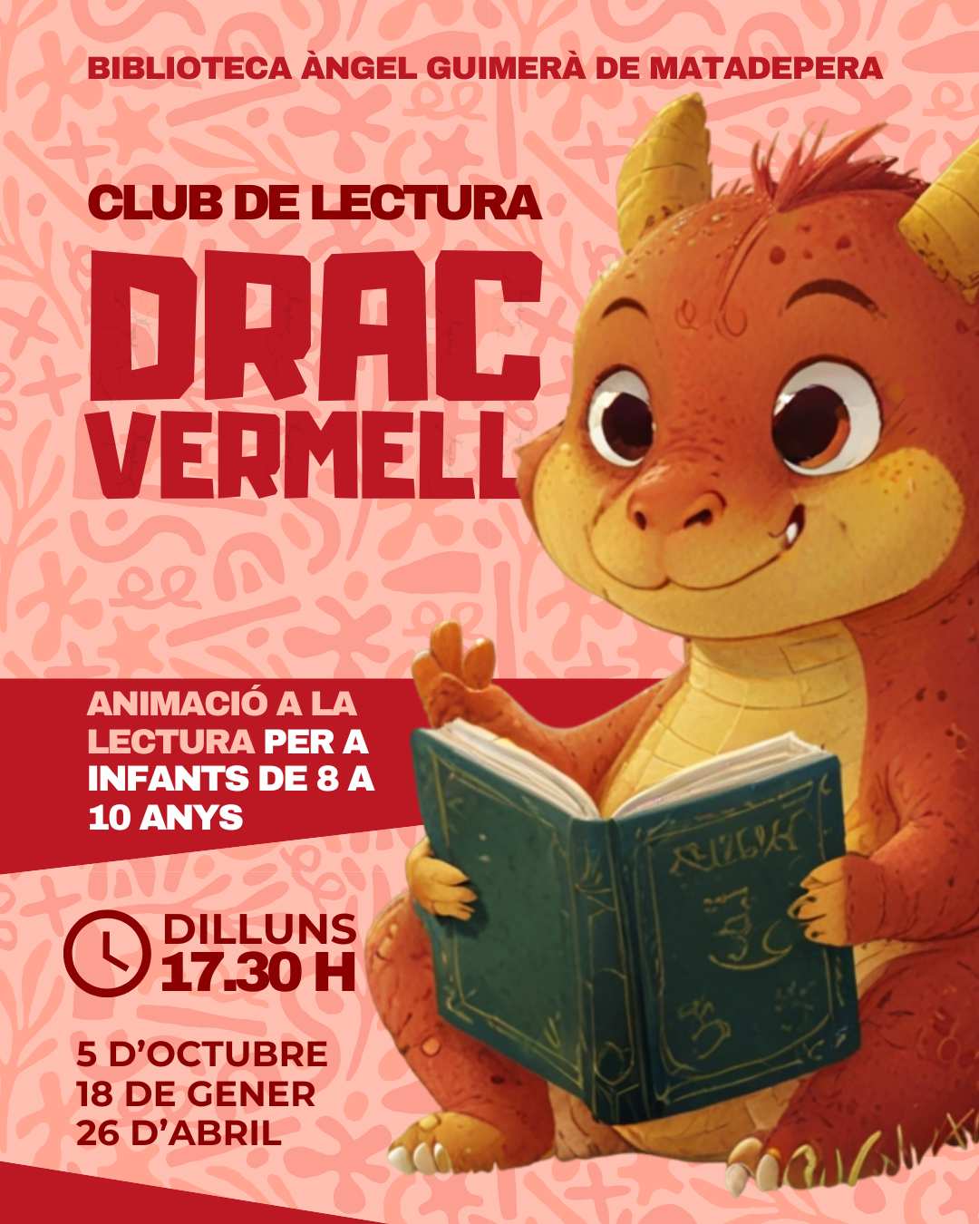 Club de lectura infantil Drac Vermell (8-10 anys)