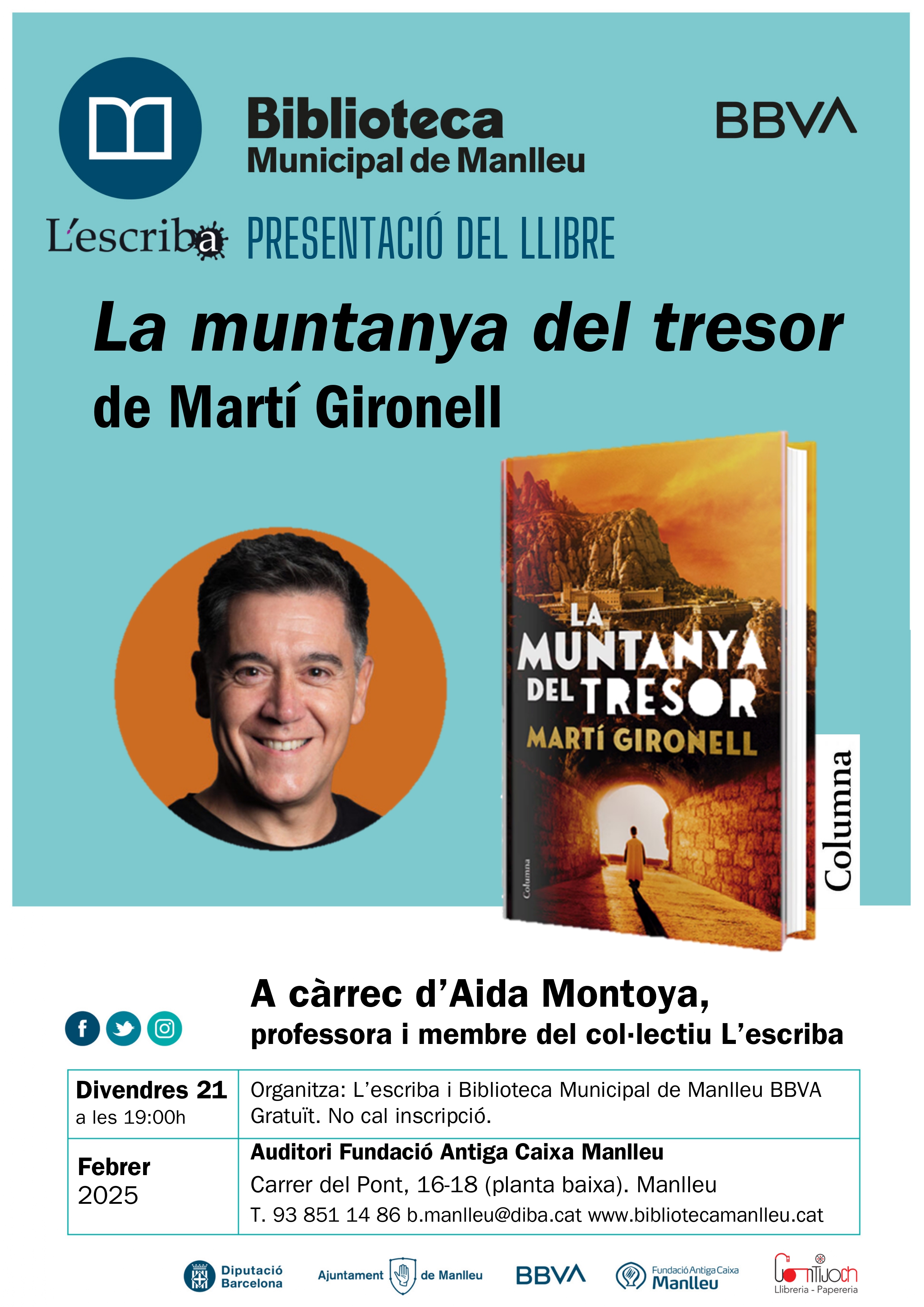 Presentació del llibre “La muntanya del tresor” de Martí Gironell