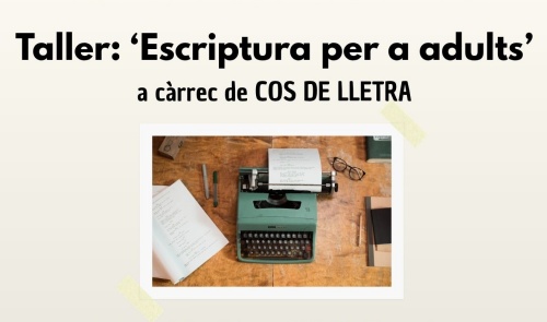 Taller d’escriptura per a adults