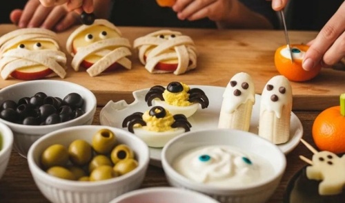 Taller de cuina terrorífic en família