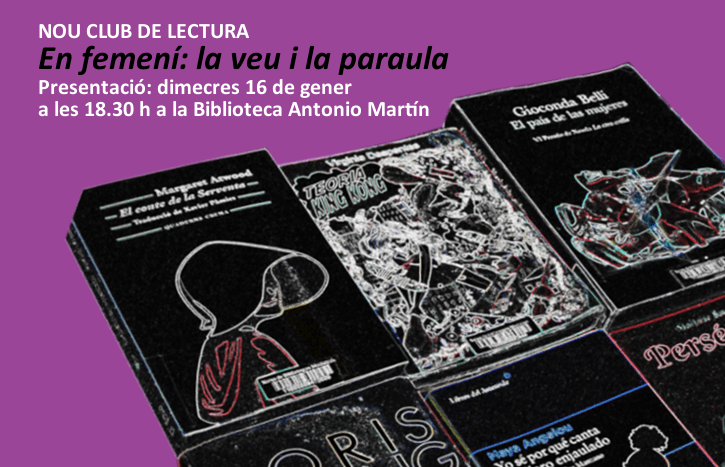 Club de lectura En femení: la veu i la paraula