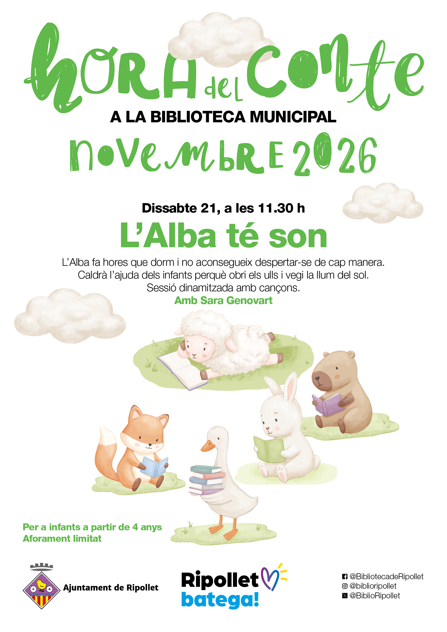 Hora del conte: L'Alba té son