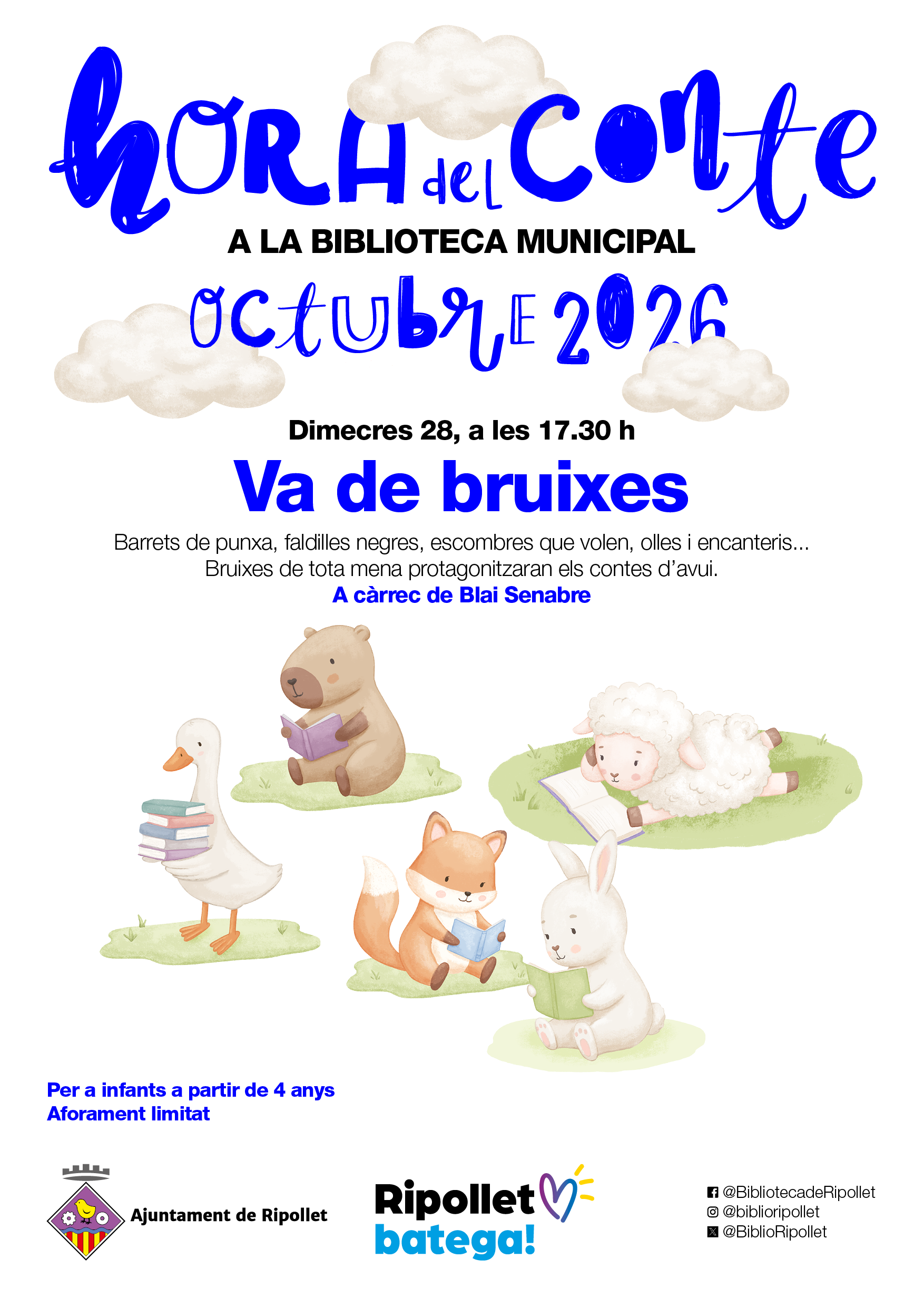 Hora del conte: Va de bruixes