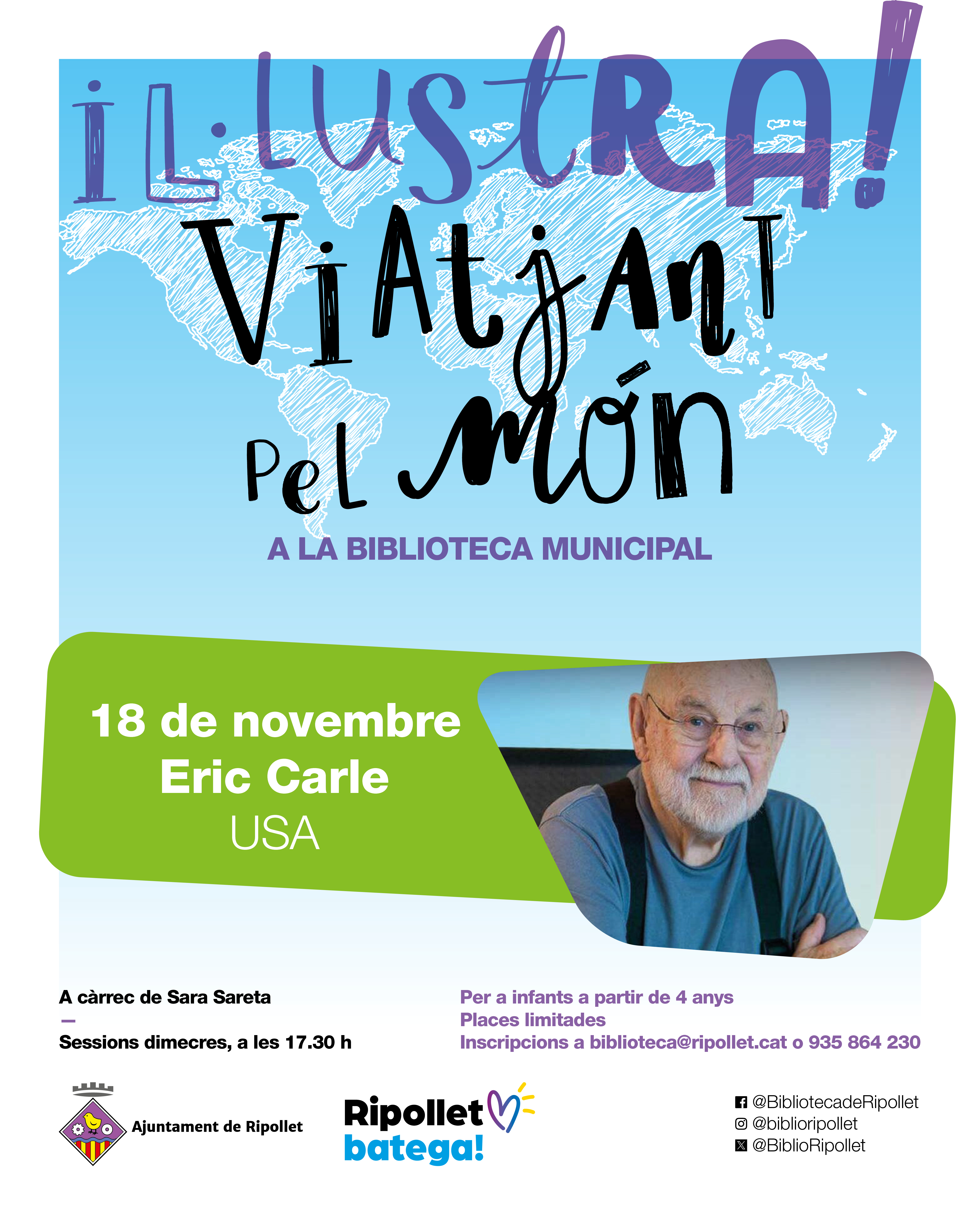 Il·lustra viatjant pel món: Eric Carle (EUA)