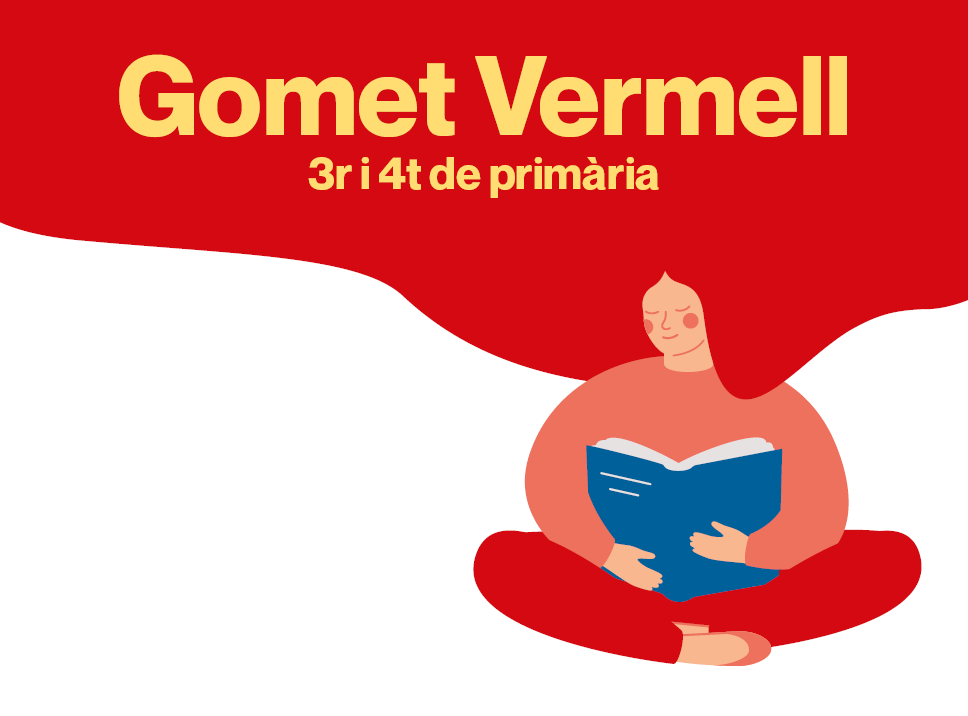 Club de lectura infantil · Gomet Vermell