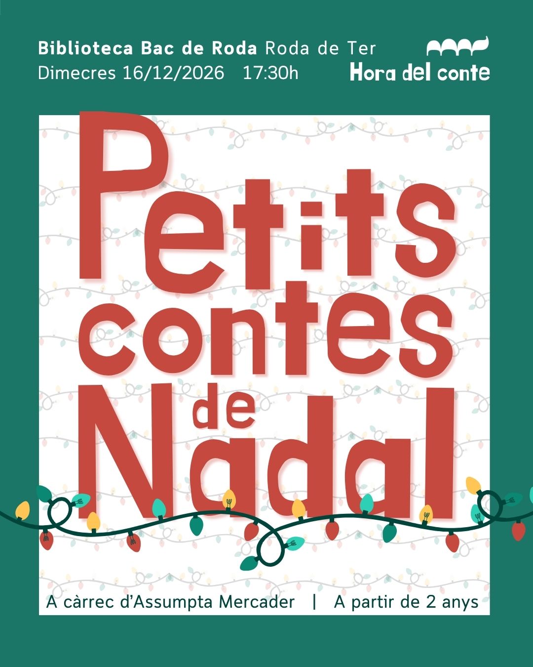Hora del conte: Petits contes de Nadal
