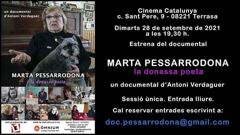 Marta Pessarrodona, la donassa poeta