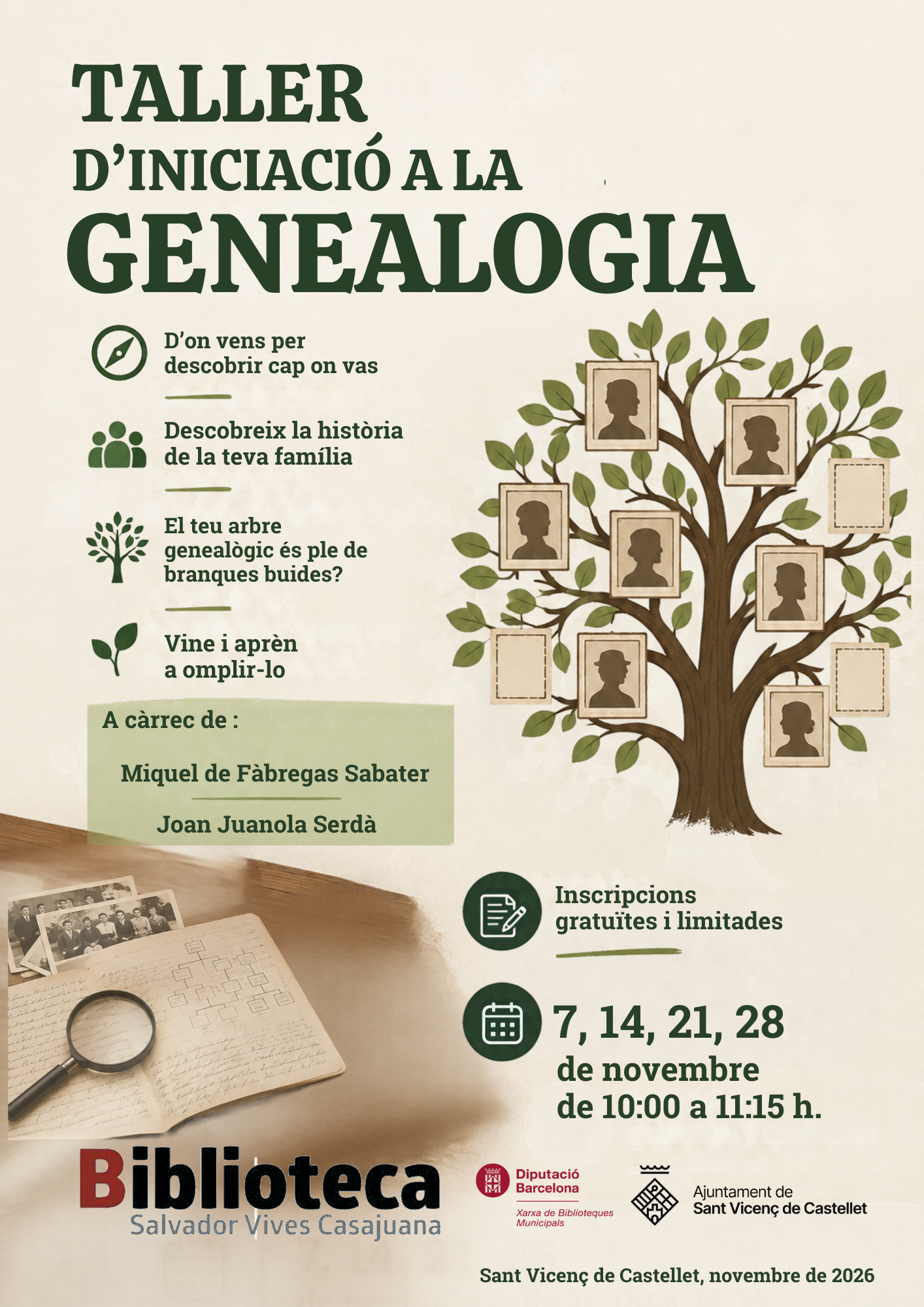 Taller d'Iniciació a la Genealogia