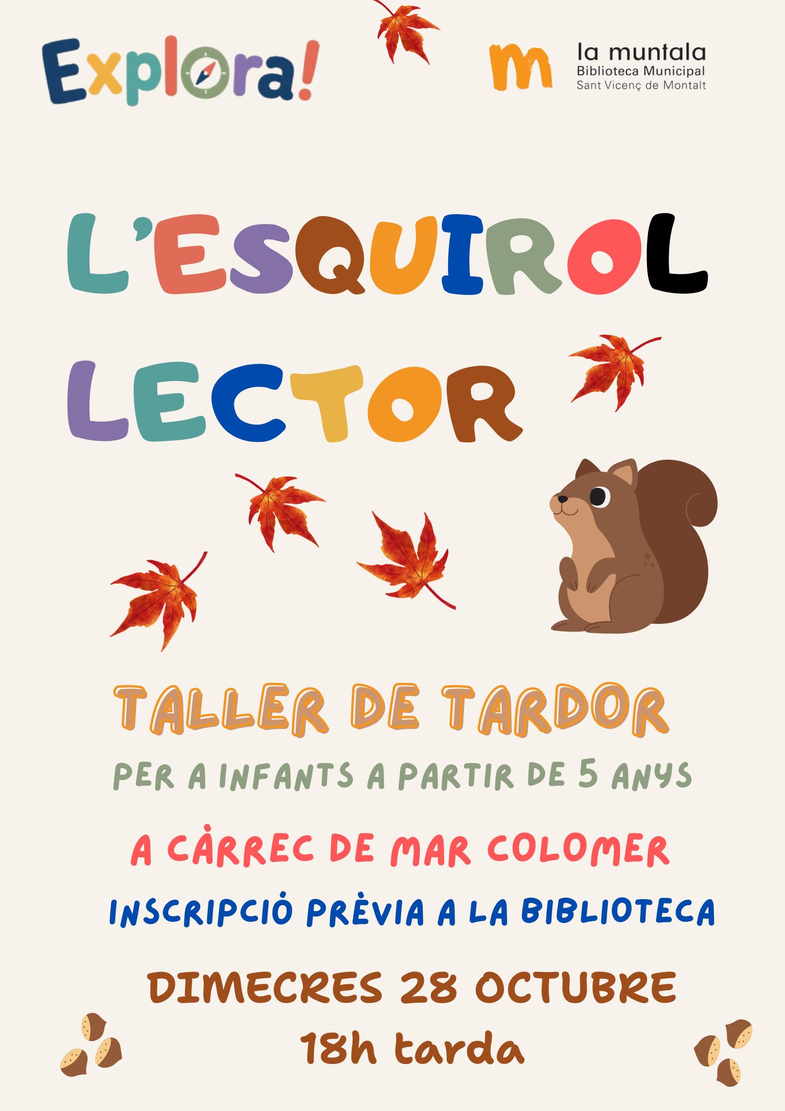 EXPLORA! 'L'ESQUIROL LECTOR'