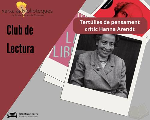 Hannah Arendt. Tertúlia de pensament crític