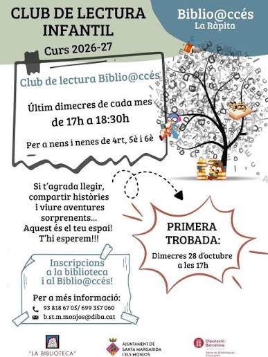 Club de lectura infantil del Biblio@ccés