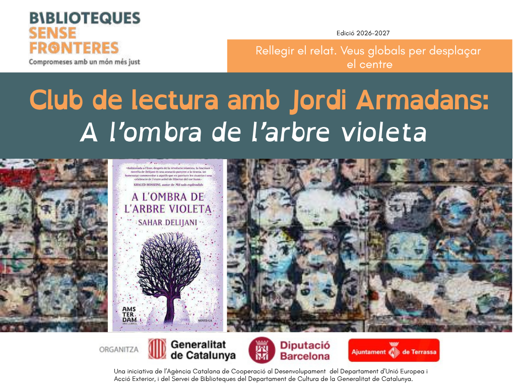 Club de lectura amb Jordi Armadans: A l'ombra de l'arbre violeta