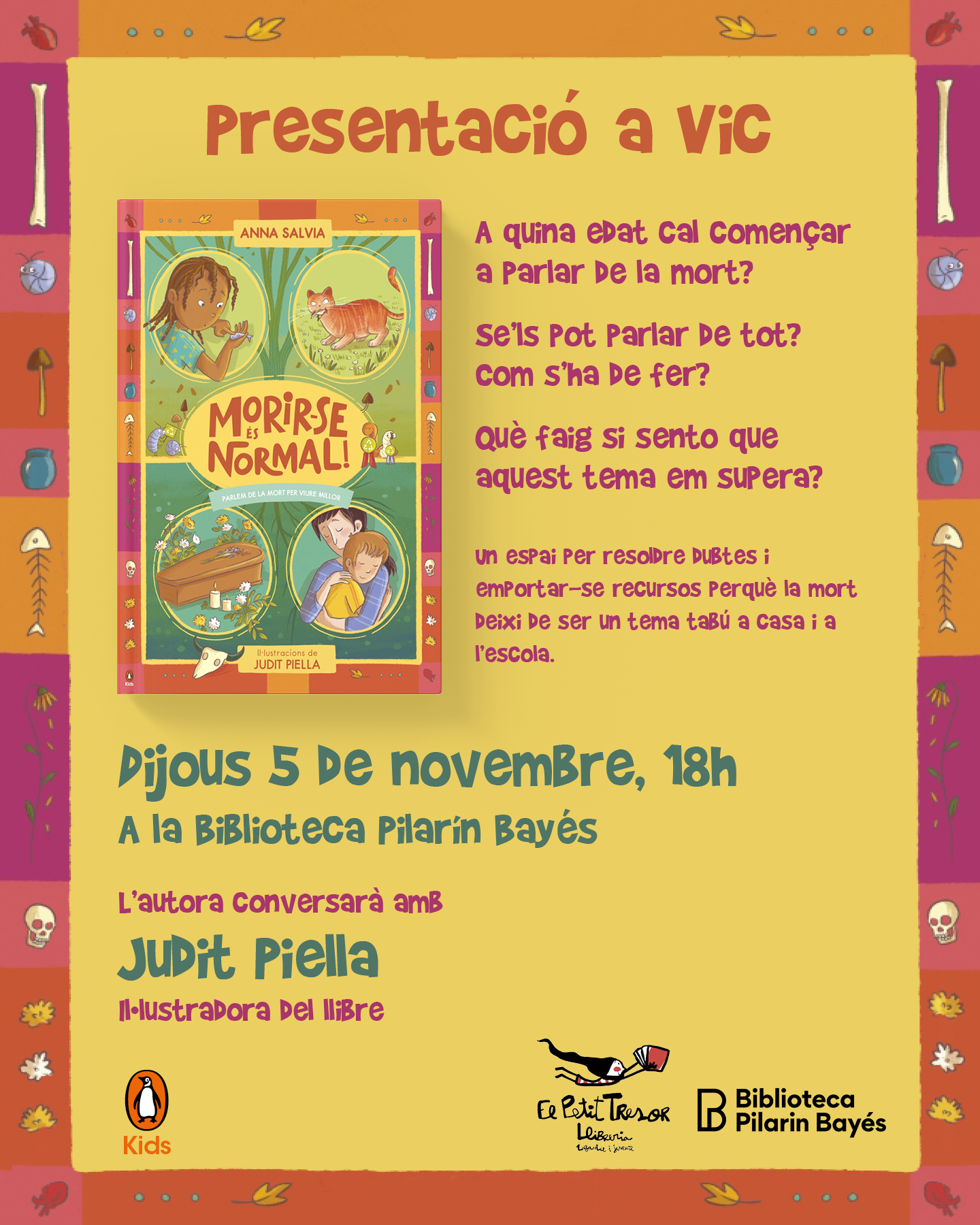 Presentació del llibre 'Morir-se és normal'