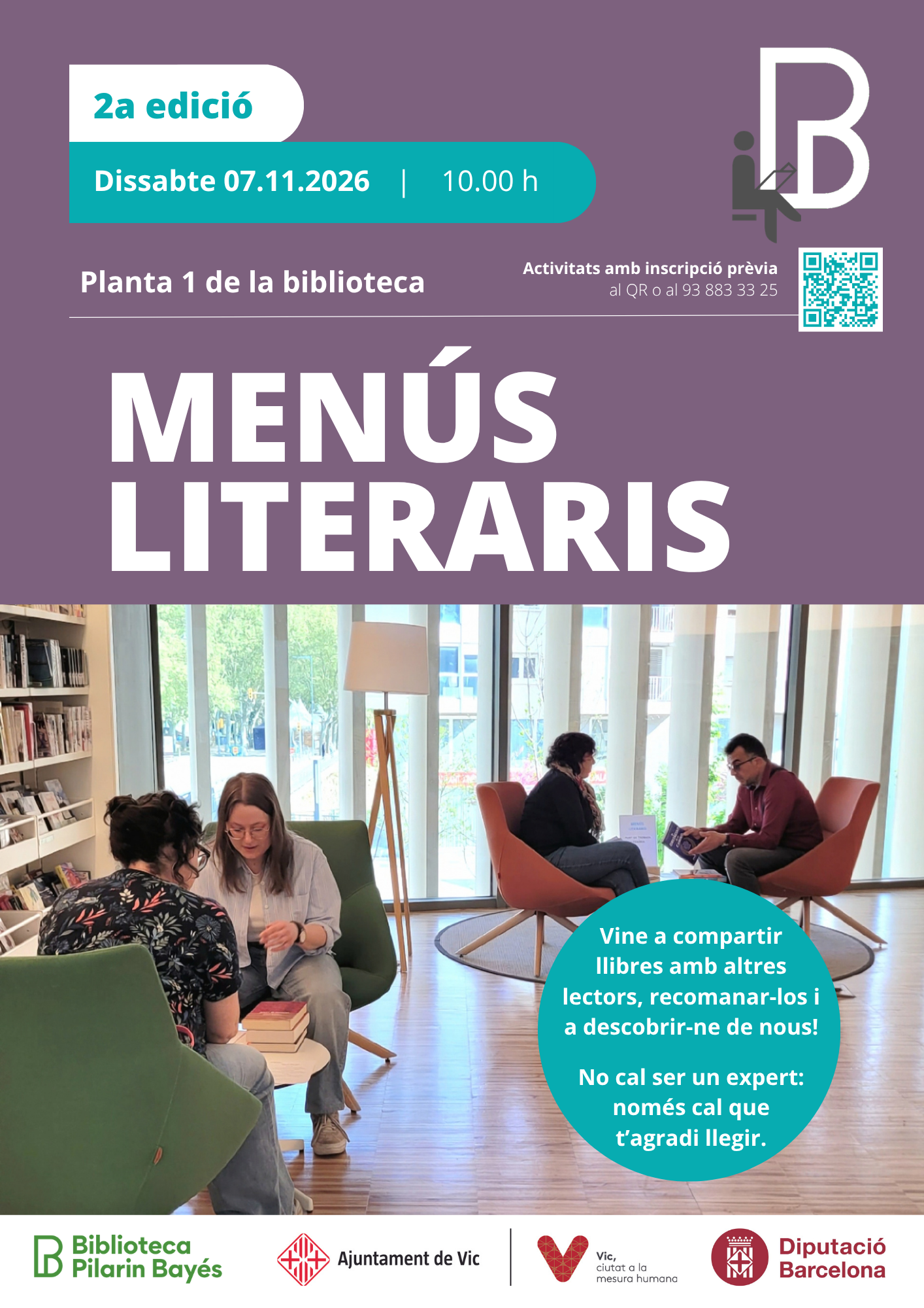 Menús literaris: 2a edició